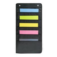 Useful 5 Pockets Wall Door Document Folder Storage Bag Folder Hanging Organizer Polyester Dust-proof