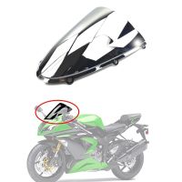 ☍❣สำหรับ KAWASAKI Ninja 636 ZX6R ZX-6R 2005-2008 ZX10R ZX-10R 2006-2007 ZX 6R 10R มอเตอร์ไซด์คุณภาพสูงกระจกบังลมสีดำ