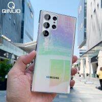 [Hot K] เลเซอร์ Gradient Clear สำหรับ Samsung Galaxy S22 S21 S20 FE หมายเหตุ20 10 Plus Ultra A31 A51 A71 A21S A12 A02 A32 A22 5G ฝาแข็ง