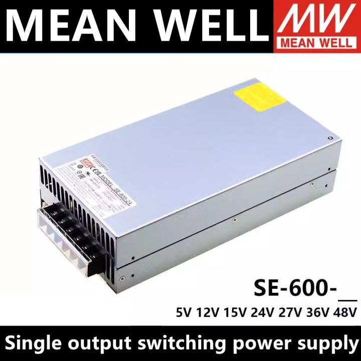 Mean Well Se-600 Series Single Output Power Supply 600w Se-600-5 Se-600-12  Se-600-15 Se-600-24 Se-600-27 Se-600-36 Se-600-48 Electrical Circuitry  Lazada PH