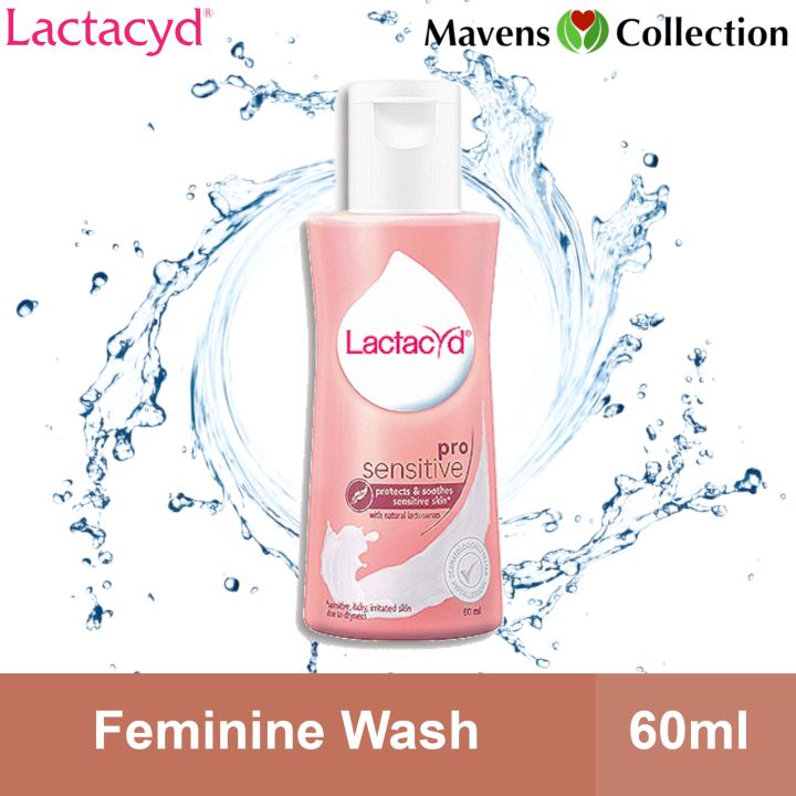 LACTACYD Pro Sensitive Protect and Soothes Sensitive Skin Feminine Wash 60ml by MAVENS