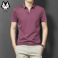 【 5 Colour 】 Polo Shirt Men Cotton Lapel Collar T Shirt Formal Office Casual Business Short Sleeve Tshirt