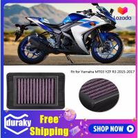 รถจักรยานยนต์ high Flow Air CLEANER intake Filter สำหรับ Yamaha mt03 YZF R3 2015-2017