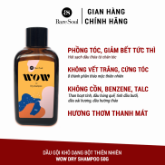 Dầu gội khô dạng bột thiên nhiên giảm dầu thừa