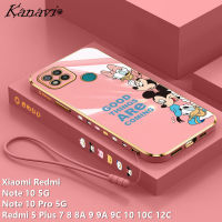 Kanavi เคสโทรศัพท์มีลายอนิเมะแฟชั่นสำหรับ Xiaomi Redmi Note 10 5G Note 10 Pro 5G Redmi 5 Plus 7 8 8A 9 9A 9C 10 10C 12C ซิลิโคน TPU นิ่มเคลือบลายการ์ตูนเคสโทรศัพท์