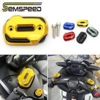 SEMSPEED ฝาปิดถังน้ำมัน Master เบรกหน้าสำหรับรถจักรยานยนต์1ชิ้นถ้วยเก็บน้ำมันสำหรับยามาฮ่า XMAX 400 300 250 V2 V1 2017-2023