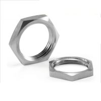 5PCS 304 Stainless Steel Lock Nut M8 M10 M12 M14 M16 M18 M20 M22 M24 x 1.5 Hexagon Locking Cap Of Water Tank Joint Pipe Fittings