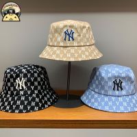 Bucket Hat ใหม่ หมวกบักเก็ตลําลอง พิมพ์ลาย NY ทรงบักเก็ต สไตล์เรโทร กันแดด เหมาะกับชายหาด ตกปลากลางแจ้ง สําหรับผู้หญิง de