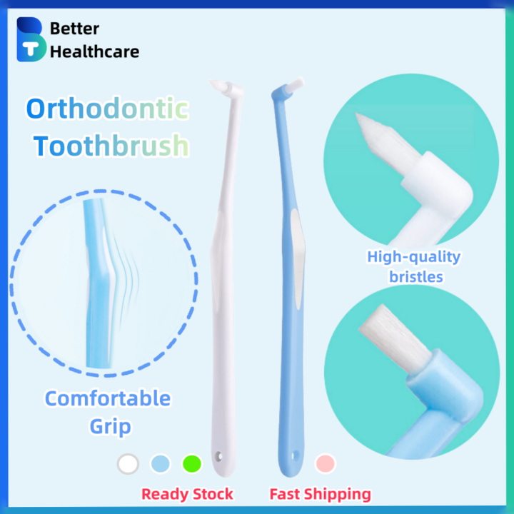 3Pcs Orthodontic Toothbrush Small Pointed Tip Interdental Tooth Brush