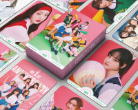 LOMO CARD ไอฟ์ IVE : After LIKE | ELEVEN | LOVE DIVE | IVE SUMMER | Lovely Vocation โลโม่การ์ดแบบ 2 ด้าน โค้งมน ไร้ขอบ 54 ชิ้น/กล่อง ขนาด 8.7×5.7 ซม. KPOP