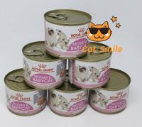 Royal Canin Mother and Baby Cat อาหารเปียก อาหารแมว มูสนิ่ม สำหรับลูกแมวและแม่แมว (195 กรัม/กระป๋อง) x 6 กระป๋อง ส่งฟรี