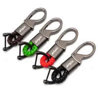 Motorcycle Keyring Metal Braided Rope Keychain For KAWASAKI NINAJ 300 ninja 400 250 250r 650 Motorcycle Accessories