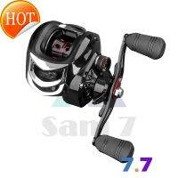 Sani7 Fishline Wheel รอกตกปลาเบรกแม่เหล็กสำหรับใช้ในทะเลตื้นโลหะกึ่งทรงหยดน้ำ