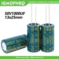 10ชิ้น50V1000UF 13*25มิลลิเมตร igmopnrq อลูมิเนียมตัวเก็บประจุด้วยไฟฟ้าสูงบ่อยความต้านทานต่ำ13x25เมตรมิลลิเมตร