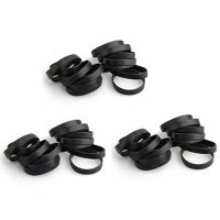 45 PCS Bracelet Bangle Rubber Black Sport 12 mm Band TOP