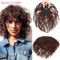 BEAUTYCODE Synthetic Hair Fringe Clip Bangs Straight Fake Piece Temperature Wig on Extension