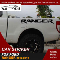 สติกเกอร์รถกล่องตัวอักษรเตียงกราฟิกไวนิล Fit สำหรับ Ford Ranger 2012 2013 2014 2015 2016 2017 2018 2019รถ Decals ที่กำหนดเอง