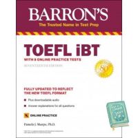 start again ! &amp;gt;&amp;gt;&amp;gt; หนังสือภาษาอังกฤษ BARRONS TOEFL IBT: WITH 8 ONLINE PRACTICE TESTS (17TH ED.)