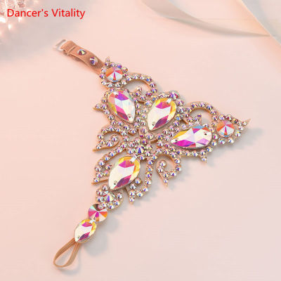 Belly Dance Foot Accessories High-end Diamond-Studded Anklet Oriental Dancing Female Adult Performance Accessories
