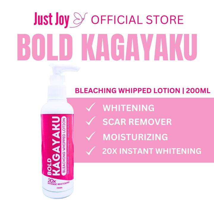 JUST JOY BOLD KAGAYAKU BLEACHING WHIPPED LOTION 200ML INTENSE