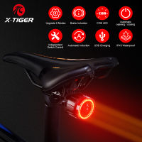 X-TIGER Smart Bicycle Taillight Ultra Bright Riding Safety Auto OnOff Safety Warning Bicycle Light Sensing Rear Lights