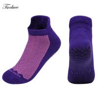 【YD】 Pilates Socks Non-Slip Cushion Breathable Ladies Ballet Floor