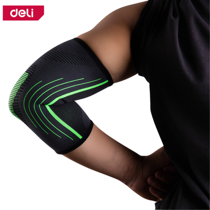 deli-สนับศอก-ที่รัดศอก-ที่รัดพยุงข้อเท้า-1-ชิ้น-สายพยุงข้อเท้า-ป้องกันการบาดเจ็บ-บรรเทาอาการเจ็บปวด-ankle-elbow-support