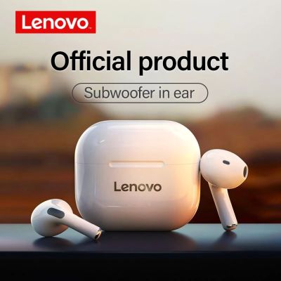 （Orange home earphone cover）   Original Lenovo Lp40หูฟังบลูทูธ5.0 Immersive เสียงไฮไฟ TWS พร้อมไมโครโฟน Touch Control สำหรับสแตนด์บาย Motion