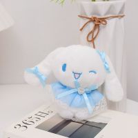 DJDK Cinnamoroll พวงกุญแจตุ๊กตารูปแมวเครื่องประดับแบบแขวนจี้ตุ๊กตา Kulomi พวงกุญแจการ์ตูน DJDK Cinnamoroll Plushie Keyring ตุ๊กตา