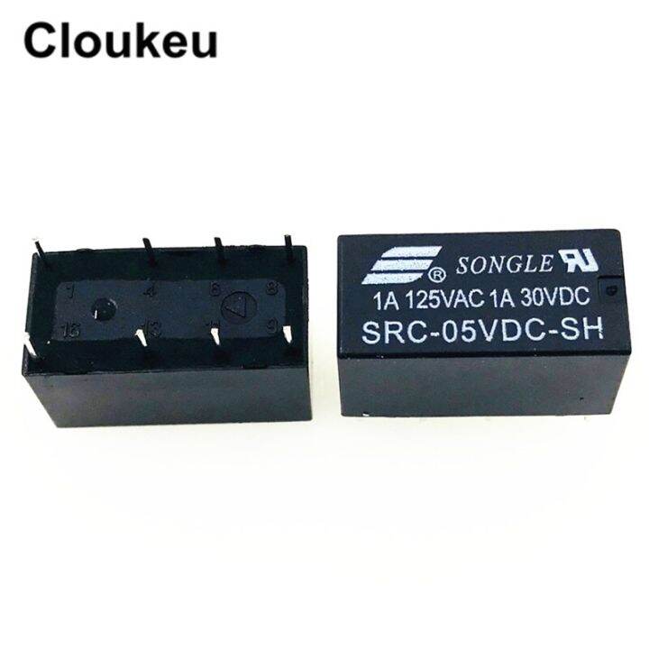 รีเลย์-dip8-src-05vdc-12vdc-24vdc-sh-5v-12v-24v-1a-2ชิ้น