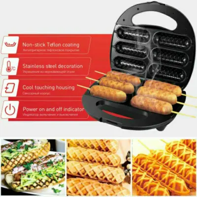 เครื่องทำวาฟเฟิลไส้กรอก เครื่องอาหารเช้าที่ใช้ในครัวเรือน เครื่องไส้กรอก ✅สินค้าพร้อมส่ง เครื่องทำวาฟเฟิลไส้กรอก เครื่องอาหารเช้าที่ใช้ในครัวเรือน เครื่องไส้กรอก ✅สินค้าพร้อมส่ง