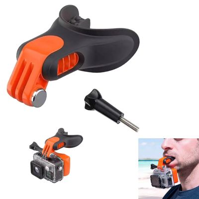 Mouth Mount Kit Surfing Skating Boating Dummy Bite Mouth with Screw for Insta360 One RS Gopro Hero 10 9 8 7 6 5 4 Action Camera