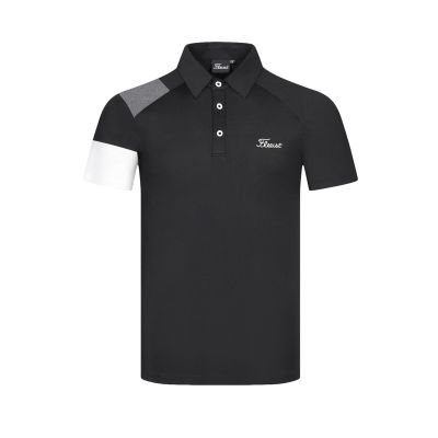Golf clothing mens short-sleeved breathable Polo shirt lapel outdoor sports leisure quick-drying new summer tops ANEW Master Bunny J.LINDEBERG Mizuno FootJoy PXG1 Castelbajac G4๑
