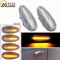 LED Dynamic Side Marker Lights Arrow Turn Signal Blinker Lamps For Mitsubishi Pajero Shogun 3 Sport K9 Galant Outlander Lancer