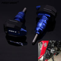 ZTO สำหรับ SUZUKI GSX-S 750 GSX-S 1000 GSX-S750 GSX-S1000ตัวเลื่อนกรอบป้องกันล้มการ์ดแฟริ่งปลอกปกป้องเข่ากันชน