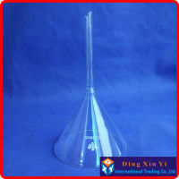 (2 pieceslot) 120mm funnel,Laboratory glass triangle funnel,Diameter of 120 mm