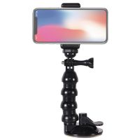 Car Phone Holder 360 Rotate Suction Cup Holder For Action Camera Smart Phone Shooting Window Glass Flexible Bracket Holder