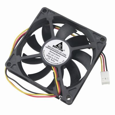 50 Pcs Gdstime 8cm Three Wires 12V 80*80*15mm PC Case Motor Cooler DC Cooling Fan 80mm x 15mm 8015S 3Pin FG 80mmx80mmx15mm Cooling Fans