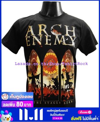 เสื้อวง ARCH ENEMY อาร์ช เอเนมี่ ไซส์ยุโรป เสื้อยืดวงดนตรีร็อค เสื้อร็อค  AEM1680 สินค้าในประเทศ
