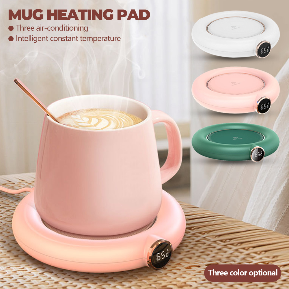 Cosy Cup Coffee/Tea Mug Warmer Heater for Teapot Automatic Power off Safety Constant Heat Two Temperature Settings Electric Smart Digital Display Home and Office Comfort |