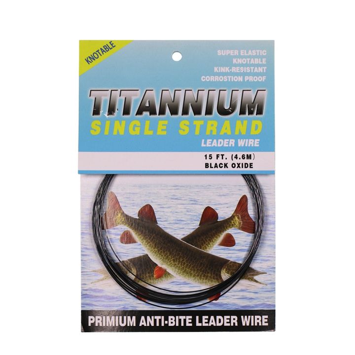 icerio-อุปกรณ์ตกปลาไทเทเนียมนิกเกิลไทเทเนียม15ฟุต-4-6ม-เส้นผู้นำตกปลาน้ำเค็มทนทานต่อการงอปลาทูน่าหอก