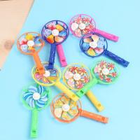 Creative Plastic Windmill Whistle Musical Coloful Whistle Random Color N7C3