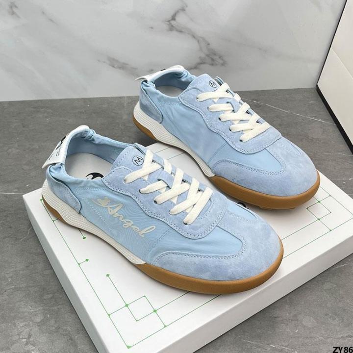 dexun-รองเท้าระบายอากาศสำหรับฤดูร้อนรองเท้าสีขาวหนังบัลเล่ต์ที่เข้ากันได้ทั้งหมด-2023-รองเท้า-agan-รองเท้ากีฬารุ่นใหม่ผู้หญิงลำลองพื้นนิ่ม
