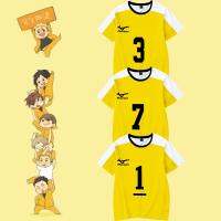 Haikyuu T-shirt Jersey Johzenji Misaki Hana Cosplay Short Sleeve Round Neck Tops Apparel Croptop Chopper Casual Plus size Unise