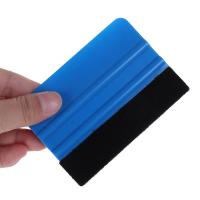 QZ Vinyl Film Card Squeegee Car Foil Wrapping Suede Felt Scraper Window Tint Tools