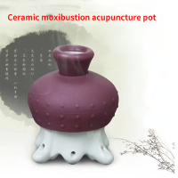 HEAD moxibustion Ceramic POT WARM cans glasses warming Moxa Eye Massage Massager hyperthermia ปรากฏขึ้นโดยไม่เสียค่าใช้จ่ายจัดส่งโดยเรือ