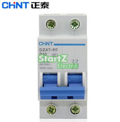 chnt-มอเตอร์ป้องกัน-circuit-breaker-d-ประเภท-dz47-d-2p-6a-10a-16a-20a-32a-40a-50a-60a