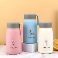 ? Simple life ขวดแก้วเก็บความร้อน 360ml กระบอกน้ำพกพา ขวดน้ำพกพา ขวดน้ำเก็บอุณหภูมิ