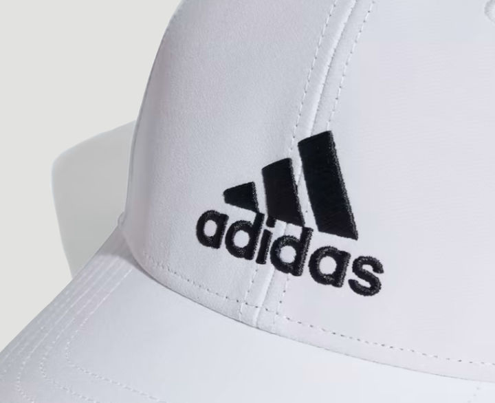 adidas-หมวกหมวกเบสบอลปักลายน้ำหนักเบา-adidas-lightweight-embroidered-baseball-cap-gm6260-white-black-สินค้าลิขสิทธิ์แท้