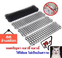 10แถมฟรี 1 Anti cat หนามไล่แมว ยาว49 กว้าง 13 CM เกรดเอไล่แมวขี้ ที่ไล่แมว ไล่แมวไม่ให้ขั้นรถ หนามไล่แมว ไล่แมวบนหลังคา ปลอดภัย ที่ไล่แมว ไล่แ